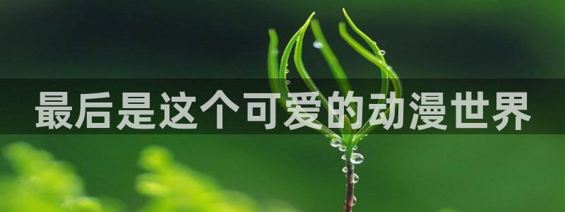 虫虫漫画在线免费漫画：最后是这个可爱的动漫世界