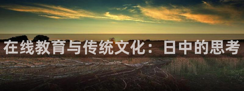 虫虫漫画免费阅读入口下载：在线教育与传统文化：日中的思考
